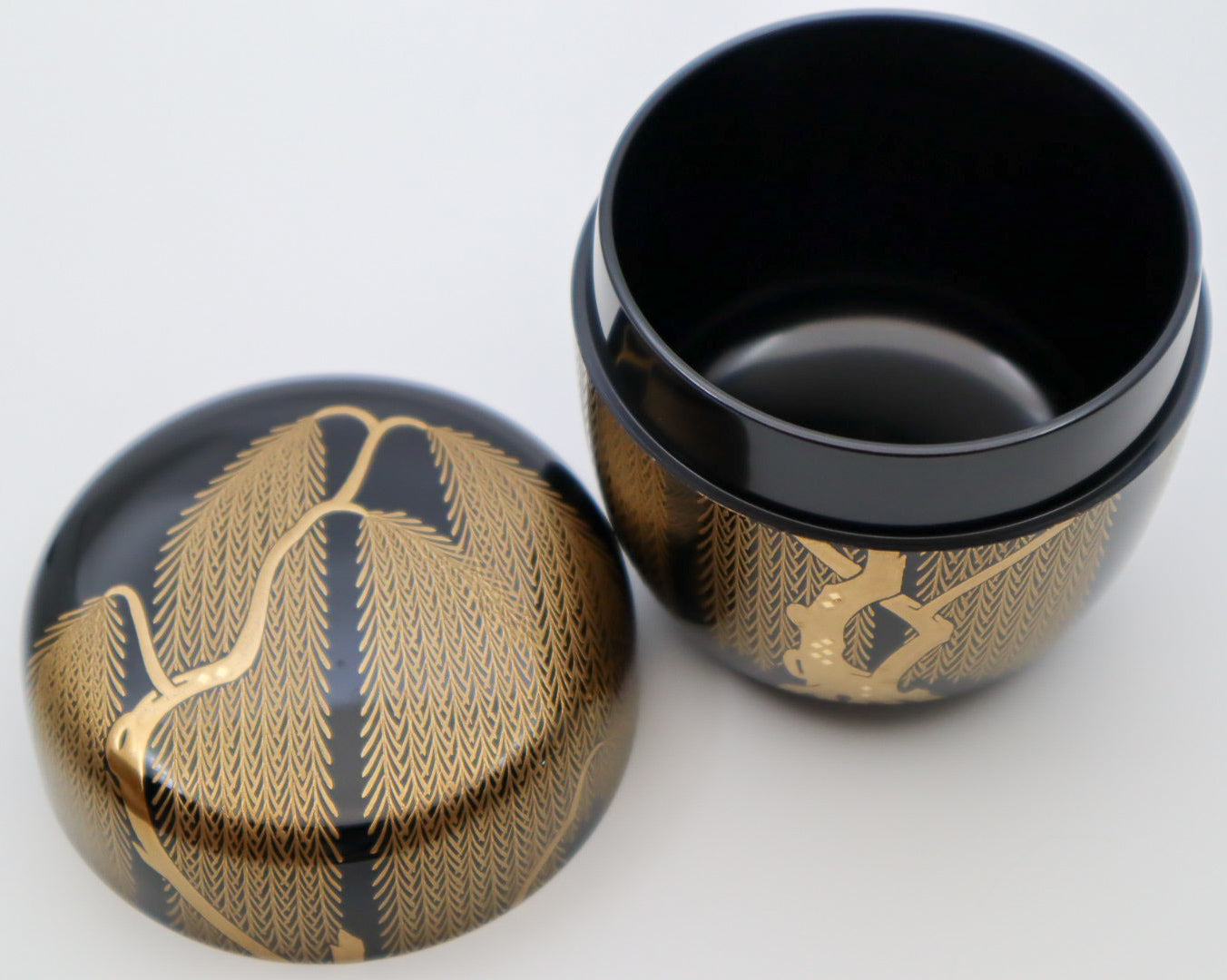 Japanese Tea Caddy NATSUME w Willow