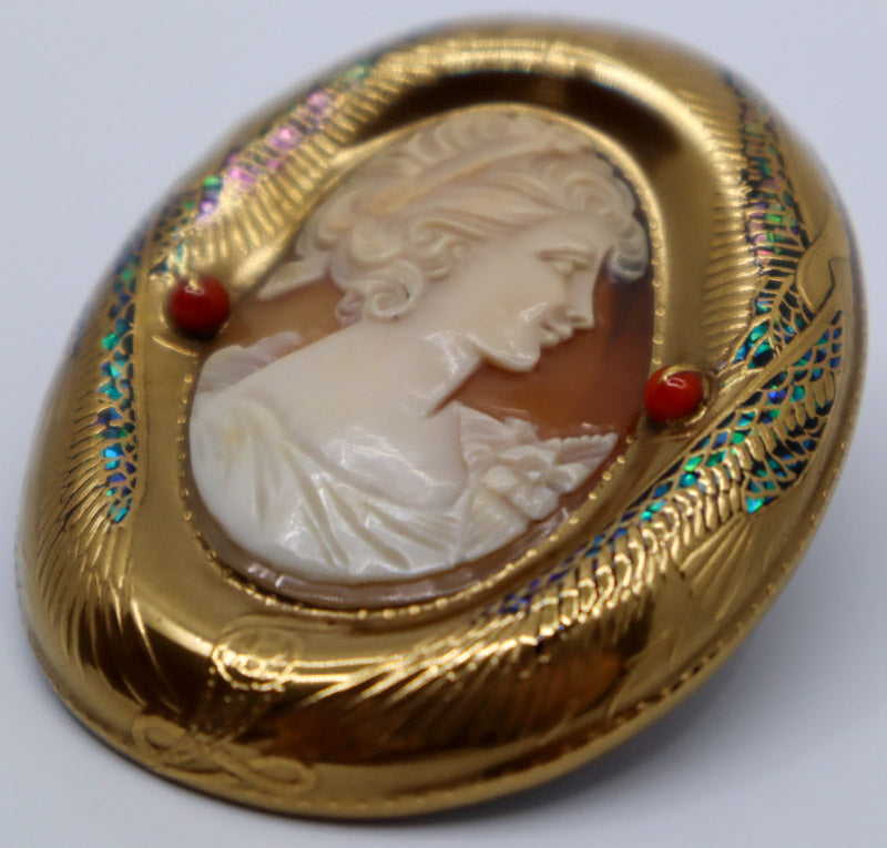 Cameo Brooch w Condor